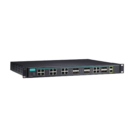 Moxa Layer 3 Full Gigabit Mgd Eth. Swtch, M1Icsg7826A8Gsfp4Gtx ICS-G7826A-8GSFP-4GTXSFP-2XG-HV-HV